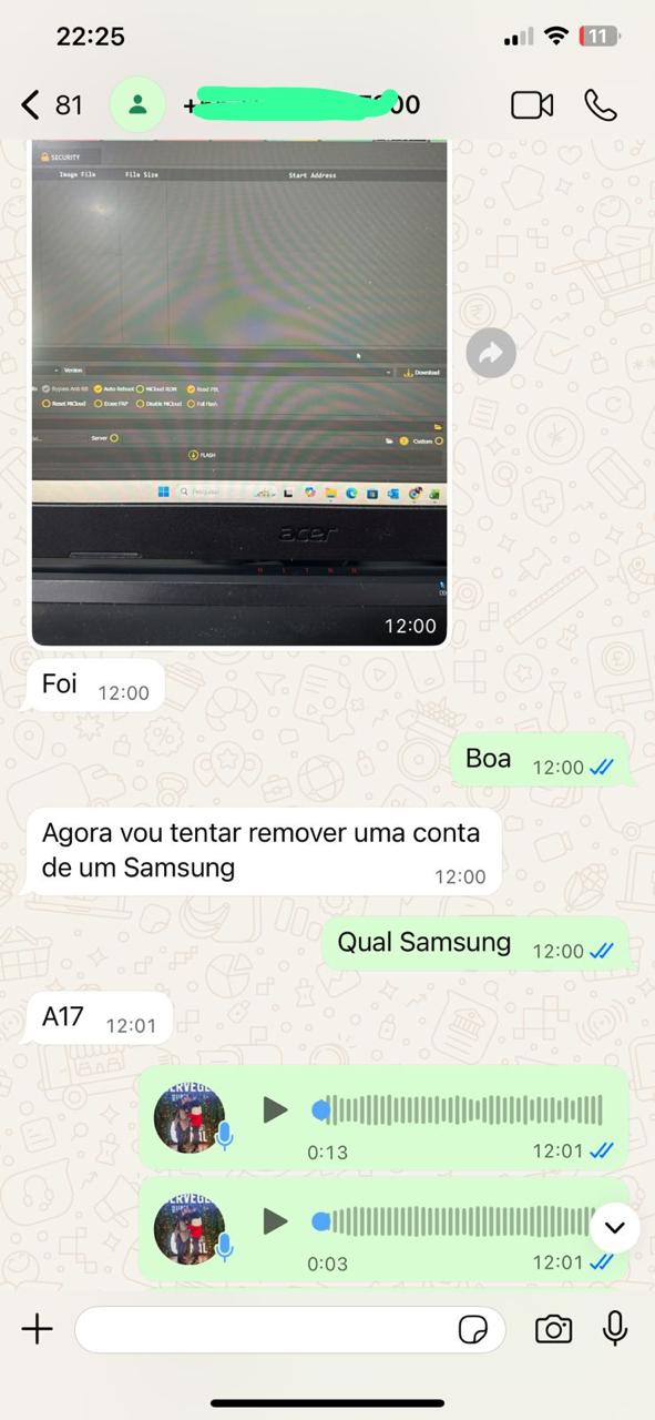 Cliente confirmando desbloqueio realizado com sucesso